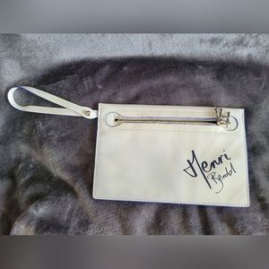 Henri Bendel white pouch